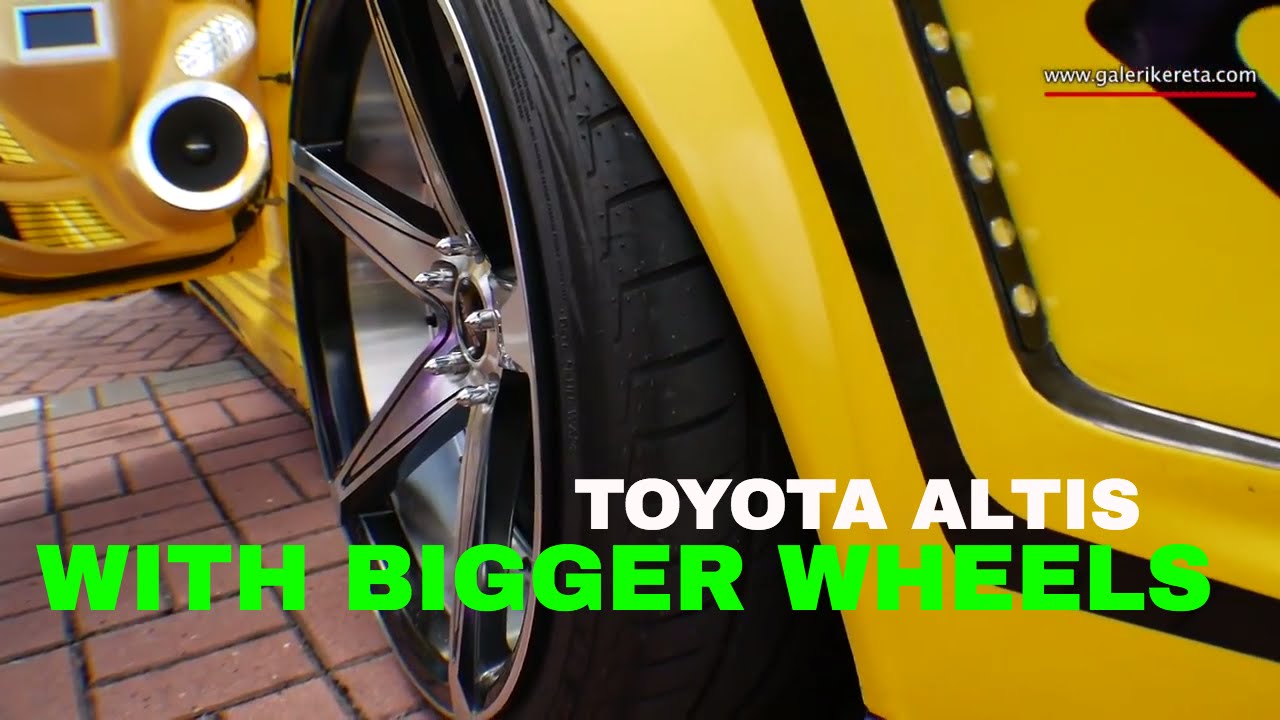 Toyota Altis with 20 Inch Rims | Auto show Zero Carbon 2016 Econsave Seremban