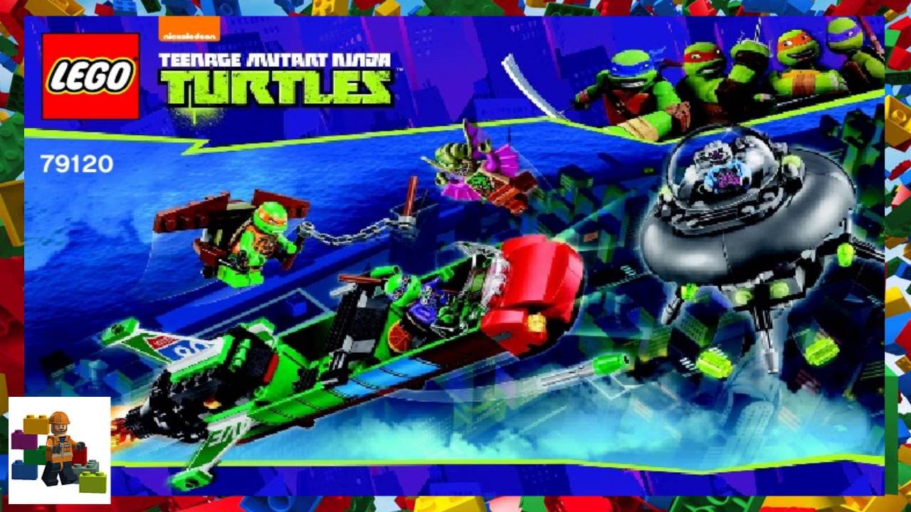 LEGO Instructions - Ninja Turtles ™ - 79120 - T-Rawket Sky Strike (Book 2)