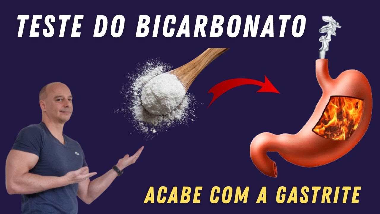 Teste do BICARBONATO Acabe com a GASTRITE || Dr. Moacir Rosa