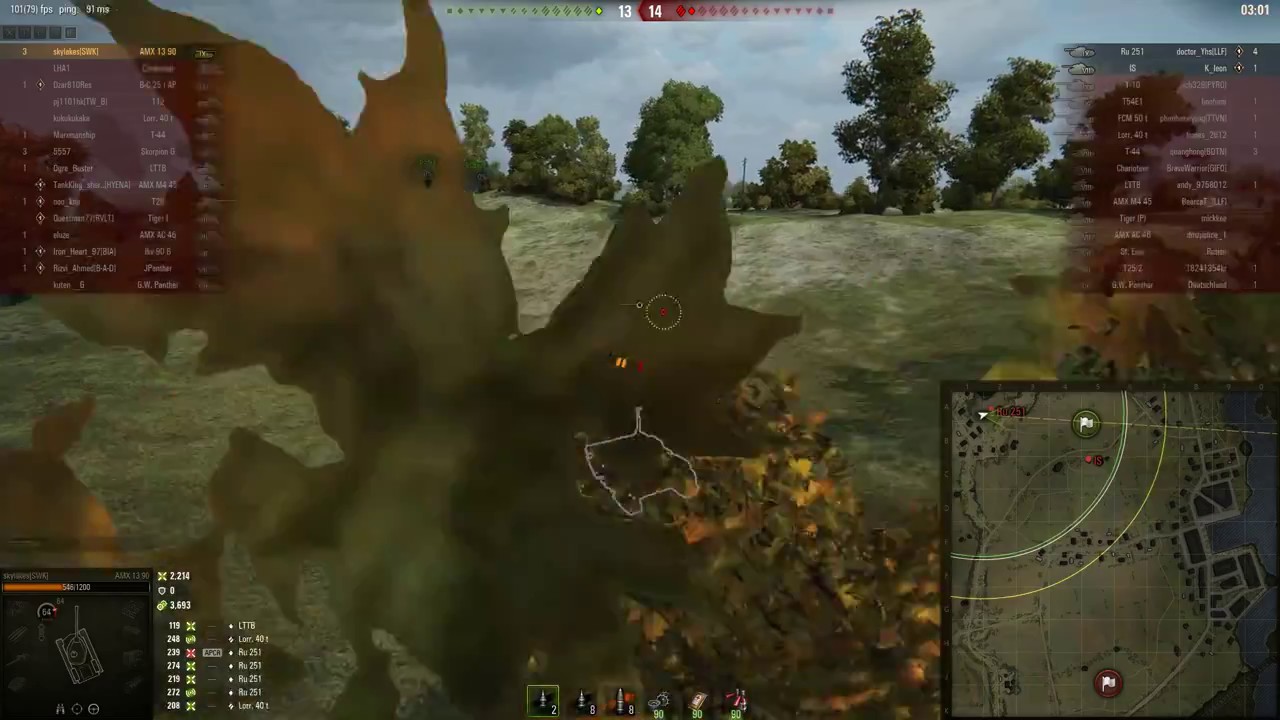 How to play AMX 13 90 - skylakes[SWK] (5kills, 3.6k spotting dmg, 3.6k dmg)