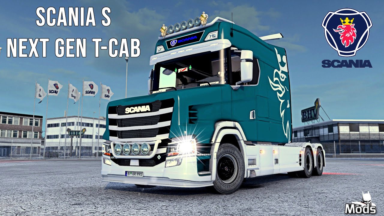 ETS2 1.39 MODS ★ LKW Tuning ▶️ Scania S NEXT GEN T-CAB v3.0.2 [Basteln mit Maximus]