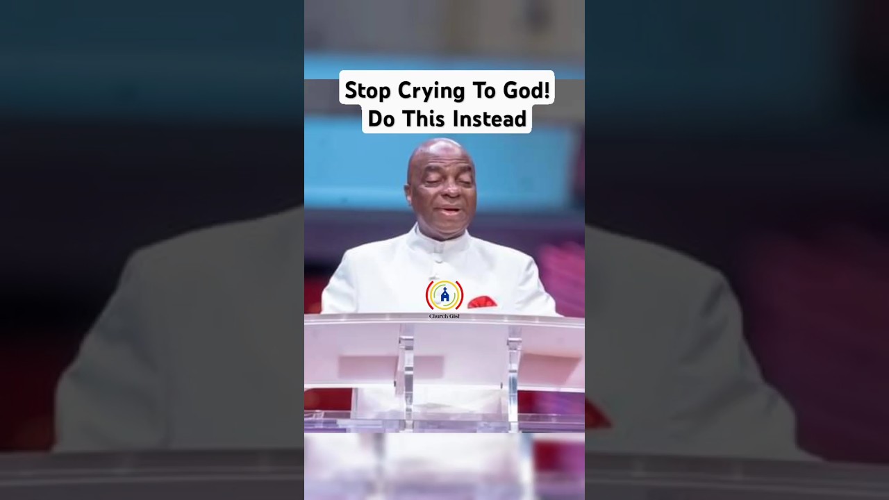 Stop Crying! Do what is required of you to achieve success in life - Bishop David Oyedepo