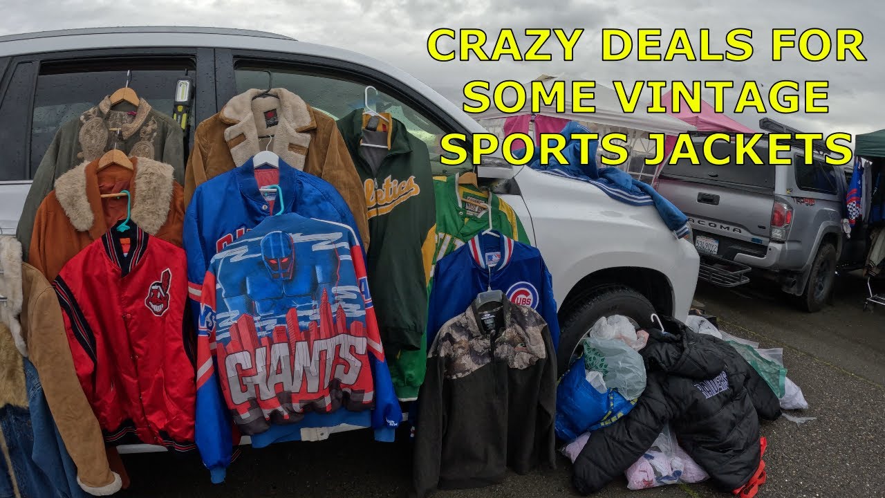 INSANE DEALS!!!! VINTAGE Sports Jackets,Jersey and Hats to Flip For HELLA MONEY!!!