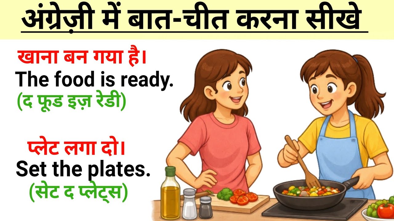 💯 अँग्रेज़ी बोलना सीखे l Daily use English sentance l English speaking practice 