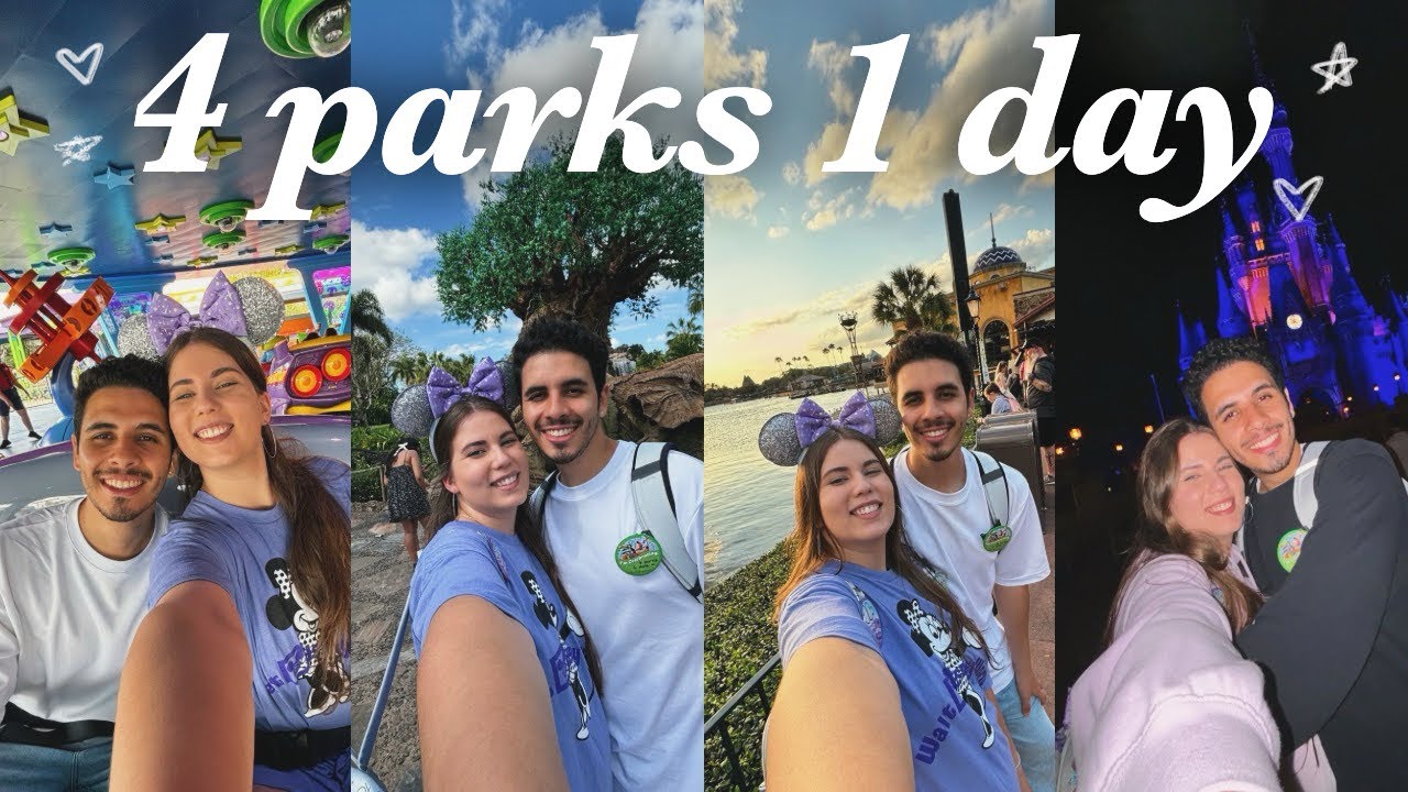 ✨ disney diaries | fizemos os 4 parques da Disney em 1 dia ✨🏰
