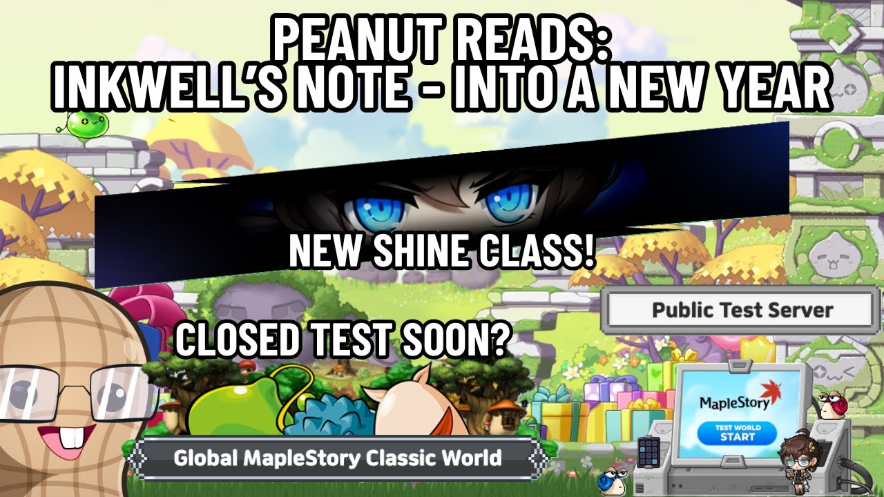 Inkwell Note: MapleCon Classic World Test, macOS Prog, Test World? | Peanut Read's | GMS 2026 |