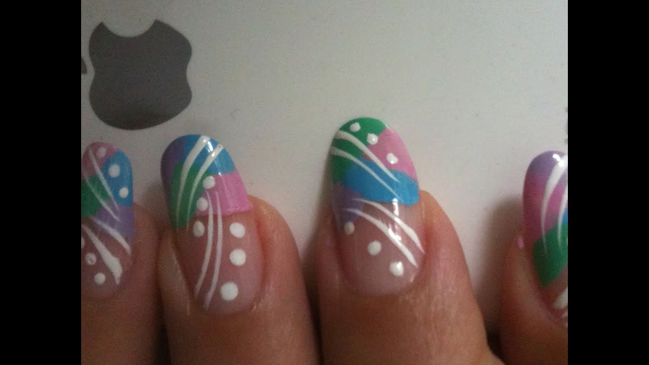 Nail art: Abstract nails