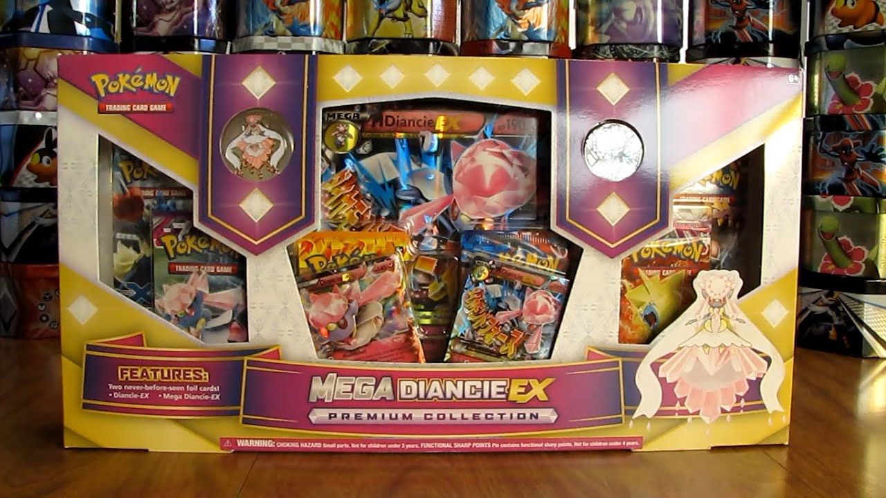 Mega Diancie EX Premium Collection Box Opening