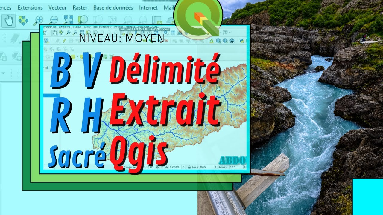 Qgis bassin versant : Extraction du réseau hydrographique et délimitation du bassin versant