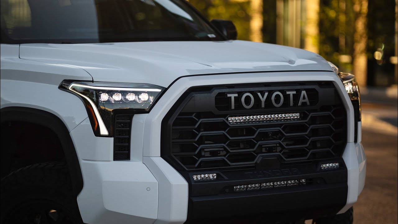 Установка и обзор фар AlphaRex серии NOVA на Tundra 3-го поколения | Toyota Tundra TRD Offroad 20...