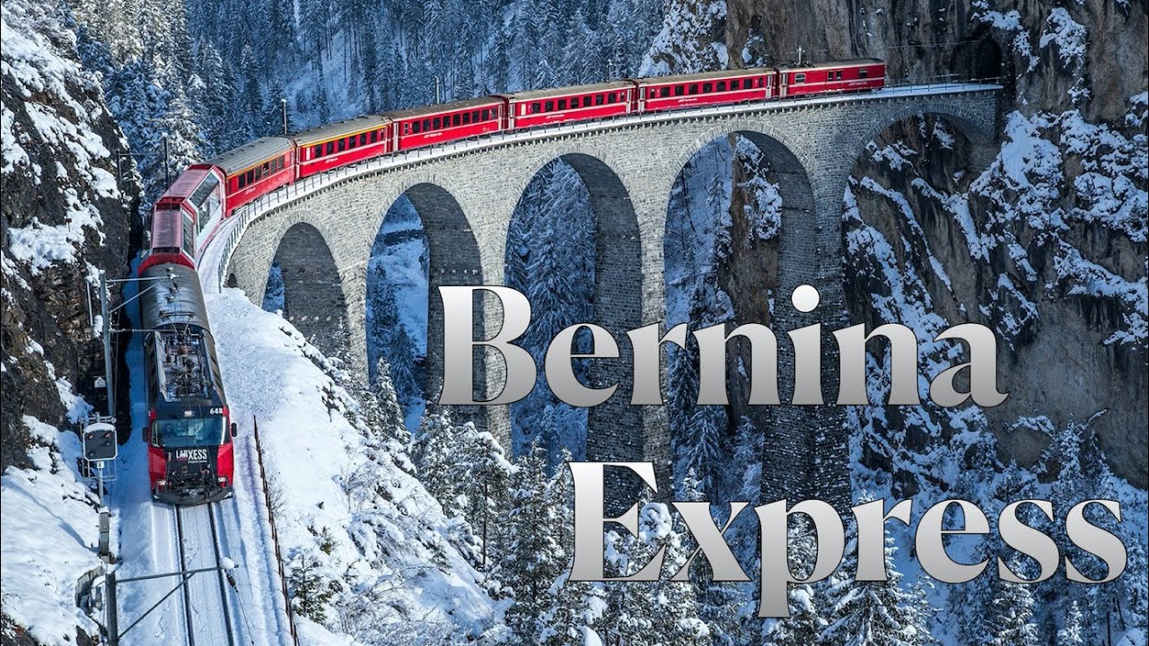 Bernina Express - Trenino Rosso (Italy) - 4K