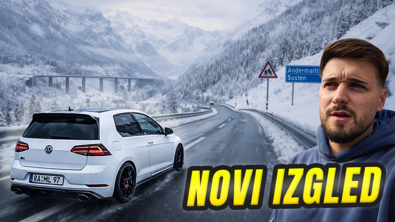 Vozim 1400km kroz Alpe po potpuno novi izgled Golfa 🚀