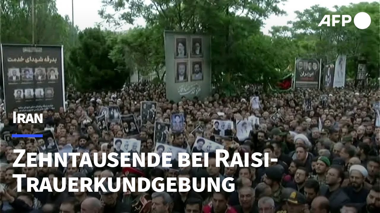 Iran: Zehntausende bei Trauerkundgebung für Raisi | AFP