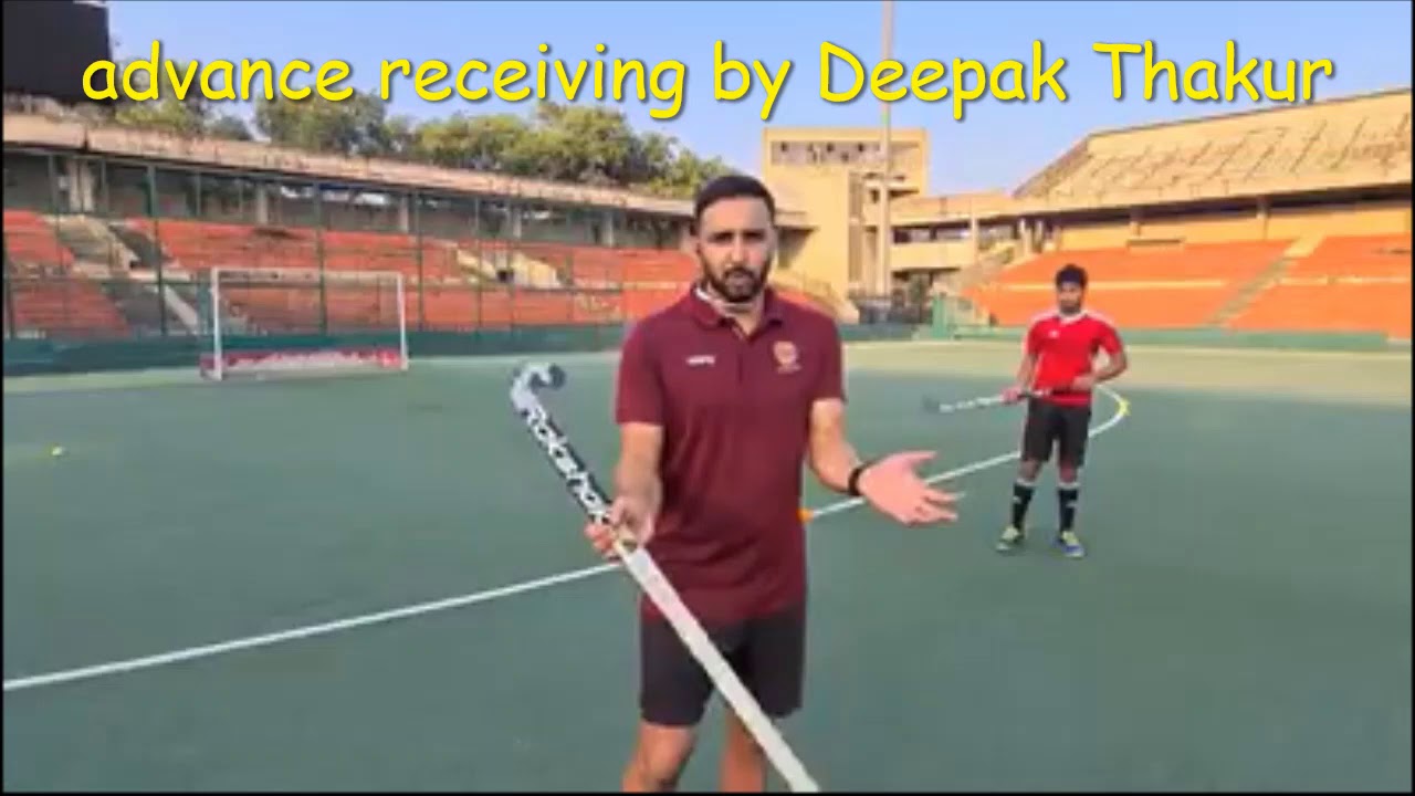Advance receiving skills and modern concepts Indian  Hockey Olympian & Arjuna  awardee Deepak Thakur