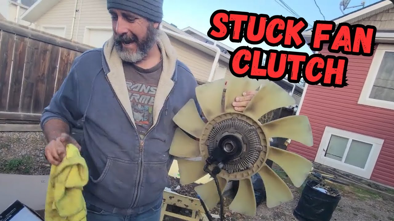 How to Remove a Stuck Fan Clutch & Replace a Water Pump – Ford Truck