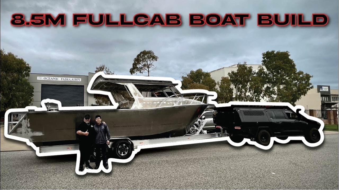 CUSTOM 8.5m Aluminium Extended Hardtop Build | Stage 1 | Excessive Fishing 🇦🇺