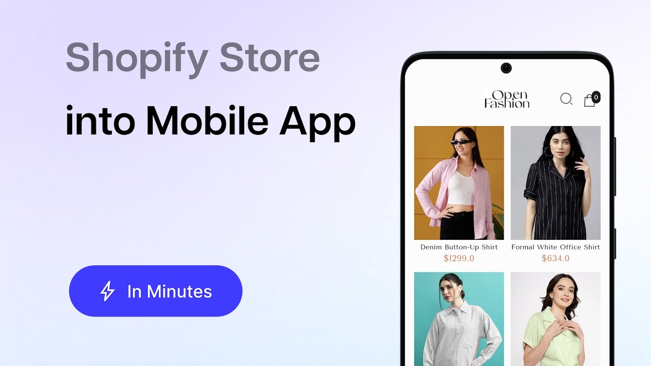 Shopify to Mobile App in Minutes | Digia | Instant Mobile App Release