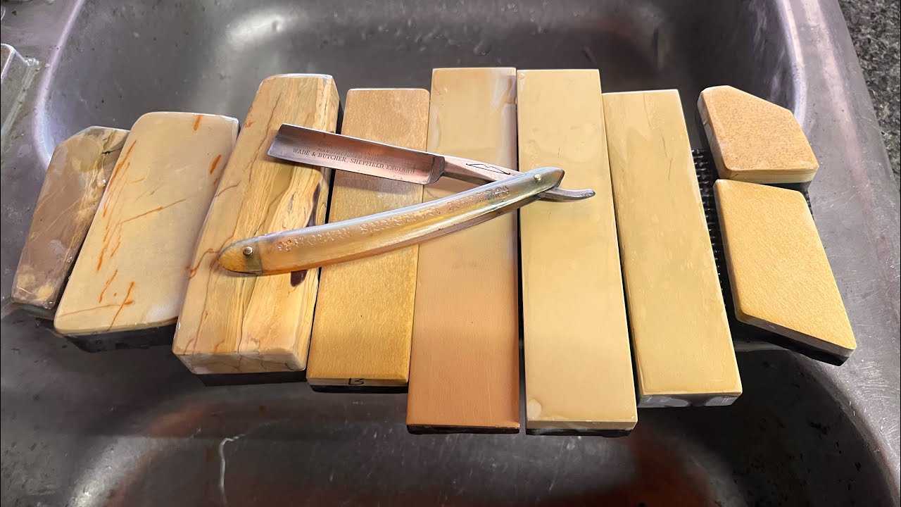 Straight Razor Honing- UK/Euro Hones - Vol 3. Belgian Gold! Coticule Chronicles.