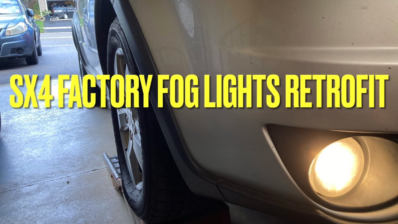 Suzuki SX4 Factory Fog / Driving Lights Retrofit 