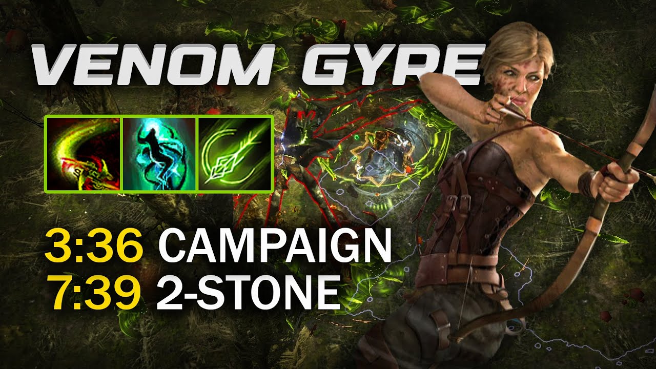 7:39 Venom Gyre 2 Stone Run | Path of Exile 3.27