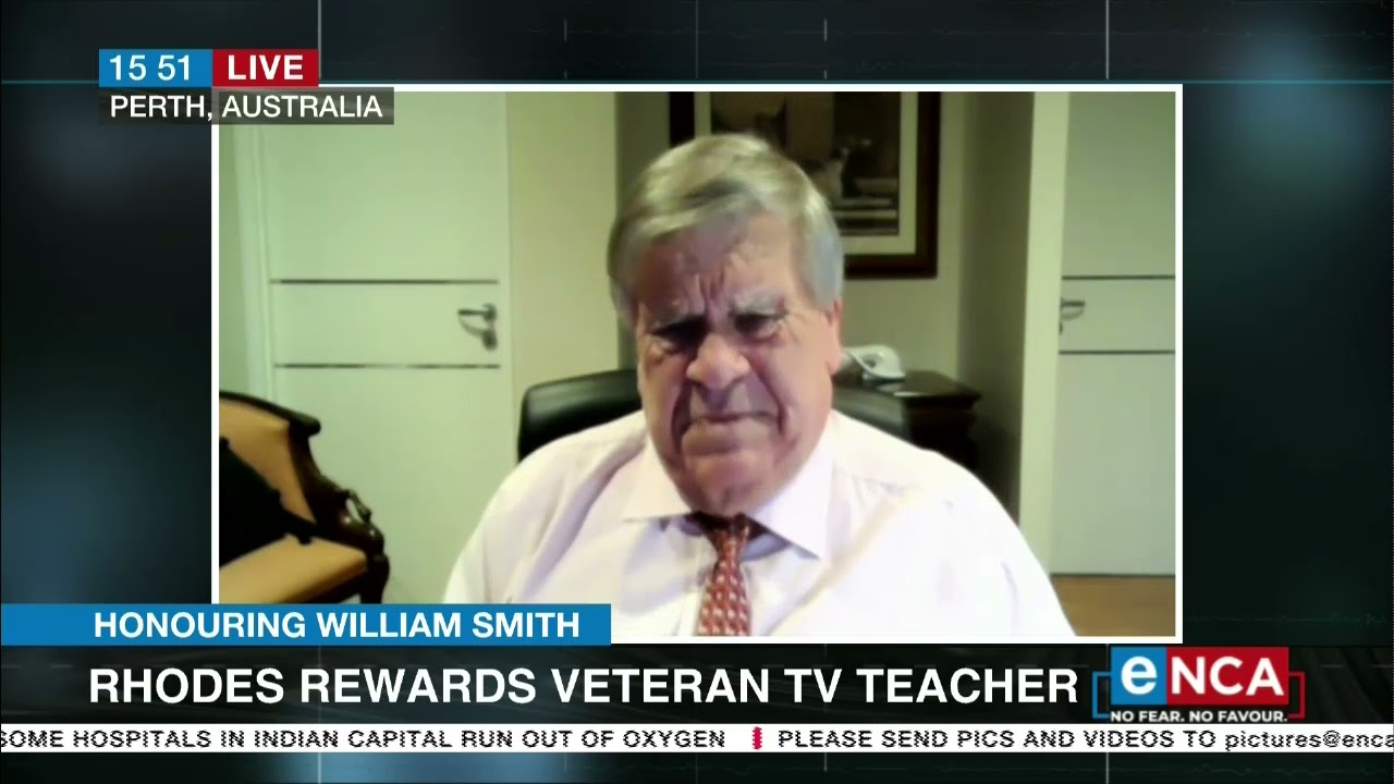 Honouring William Smith | Rhodes rewards veteran TV teacher
