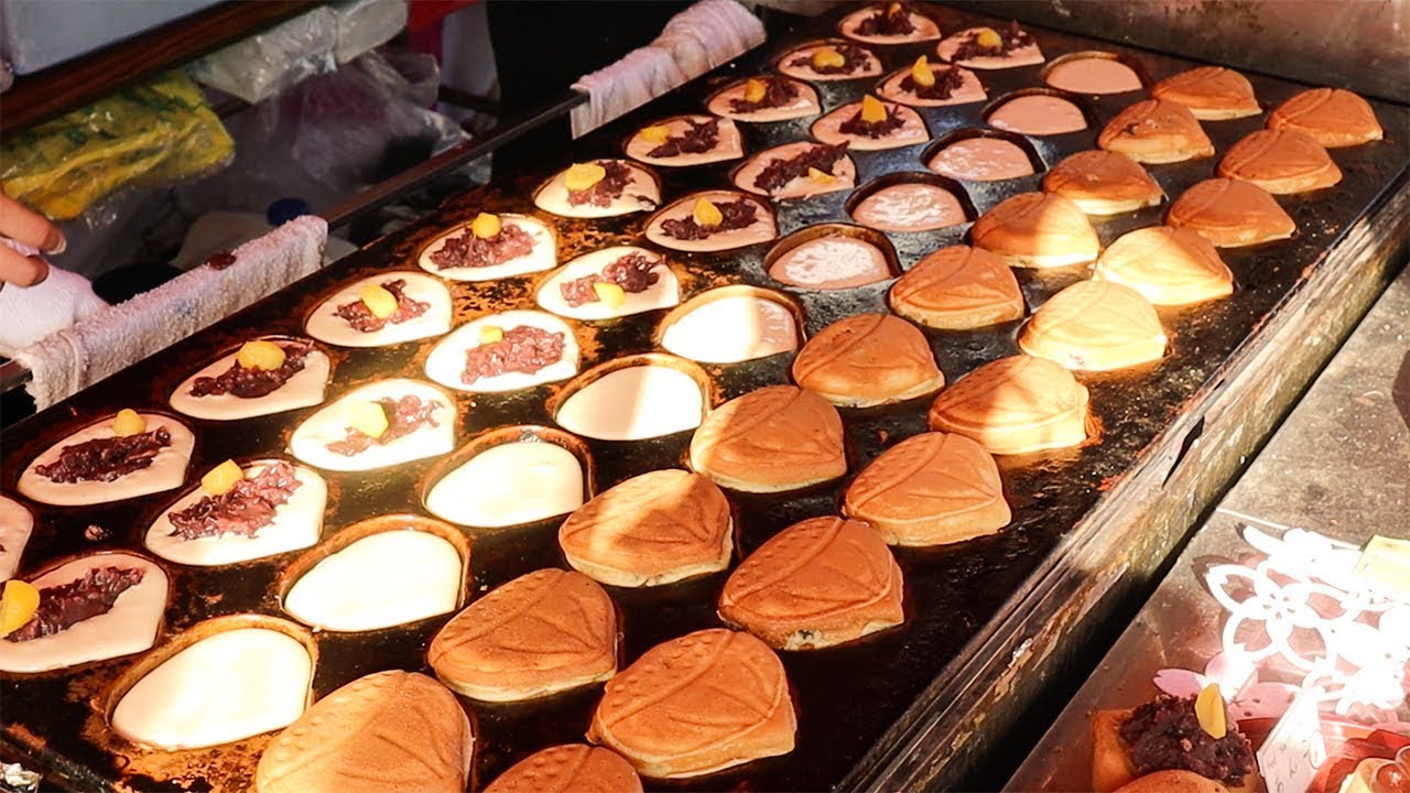 KURIMANJU | Chestnut Cake | Japanese Street Food | Kyoto Japan