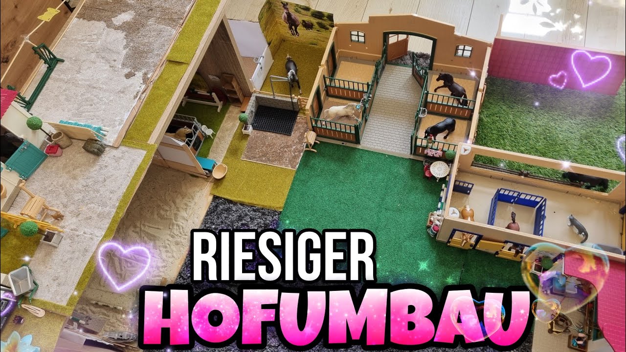 RIESIGER XXL HOFUMBAU💞🌷🐴+ Pferd ab in deine Box+ Hoftour
