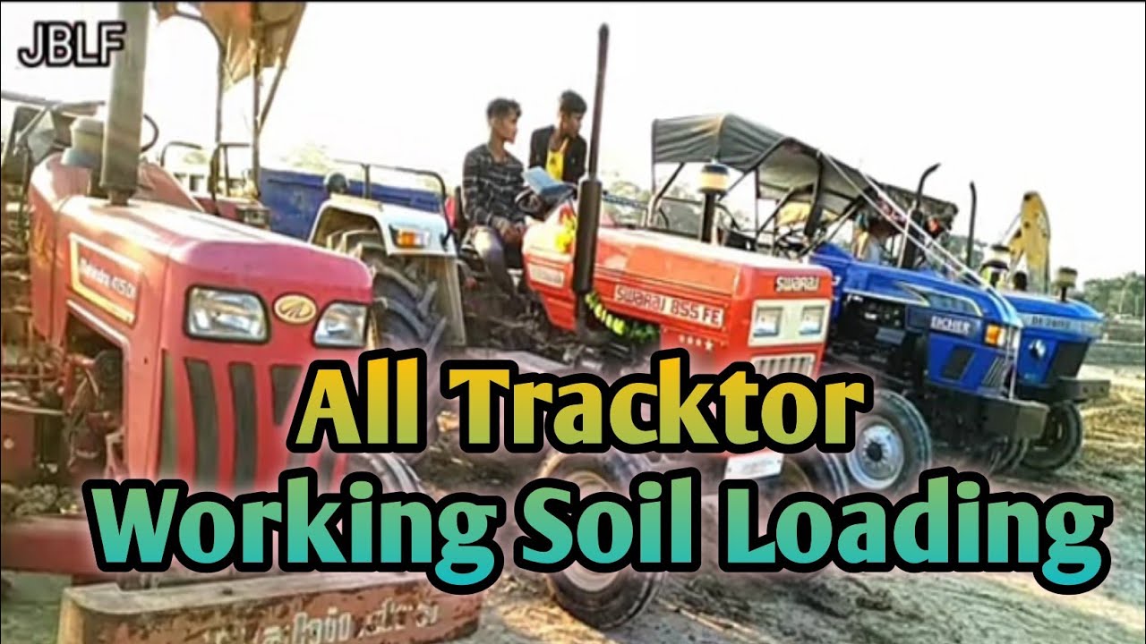 All Tracktor working soil loading work video