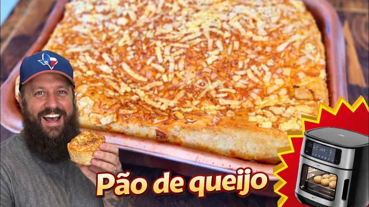 Você Nunca Viu Pão de Queijo Assim! Montanha-Russa na Airfryer