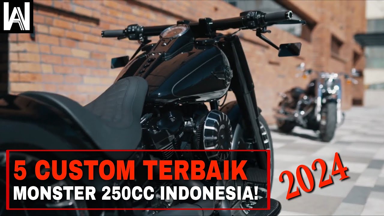 GEBLARAN MONSTER 250cc‼️DAFTAR 5 MOTOR CUSTOM BASIC MESIN 250cc TERBAIK 2024 PILIHAN WACKY WACK