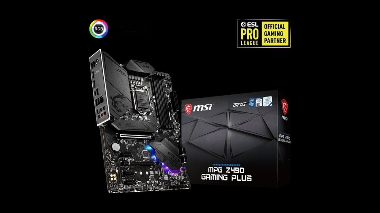 MSI MPG Z490 Gaming Plus Motherboard Unboxing and Overview