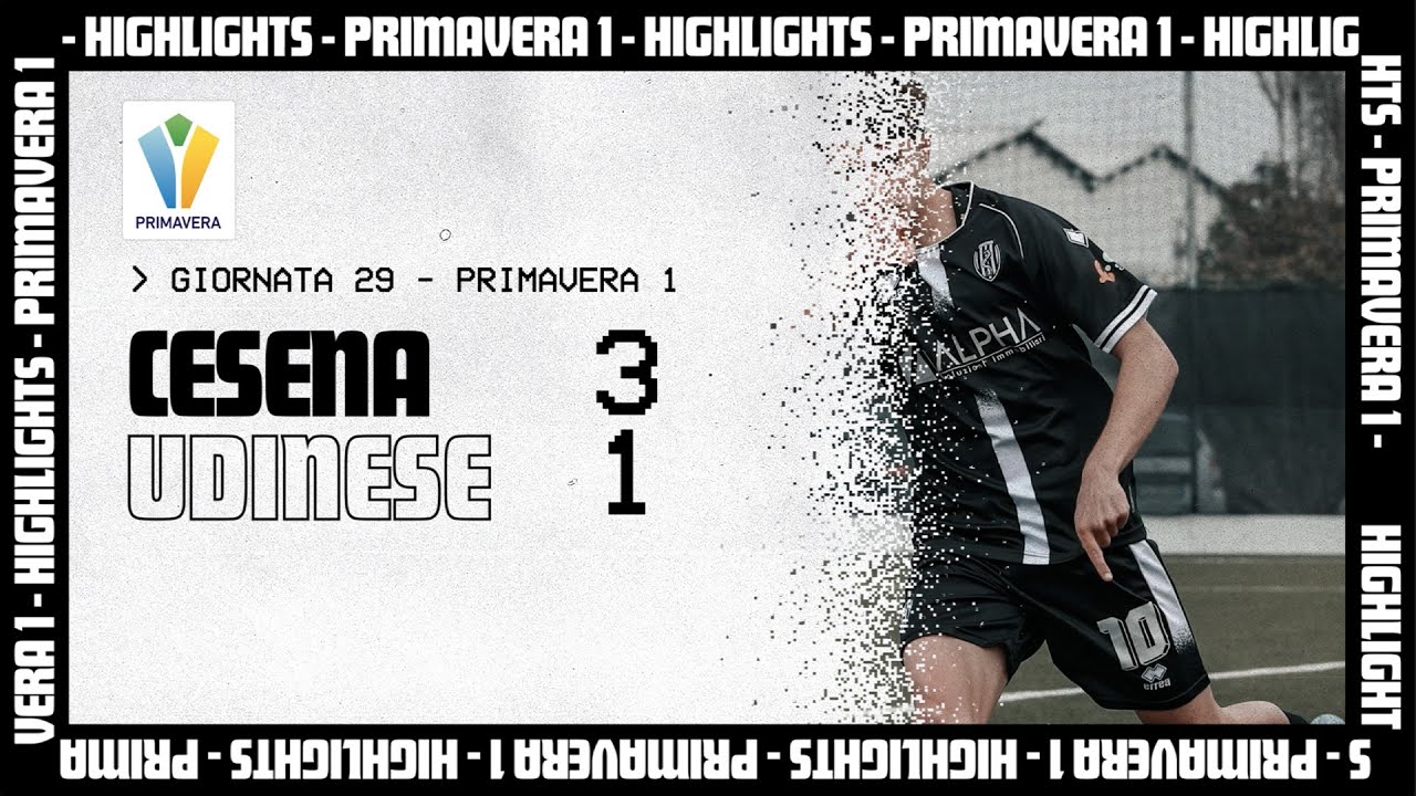 [Primavera 1] Cesena - Udinese: 3-1