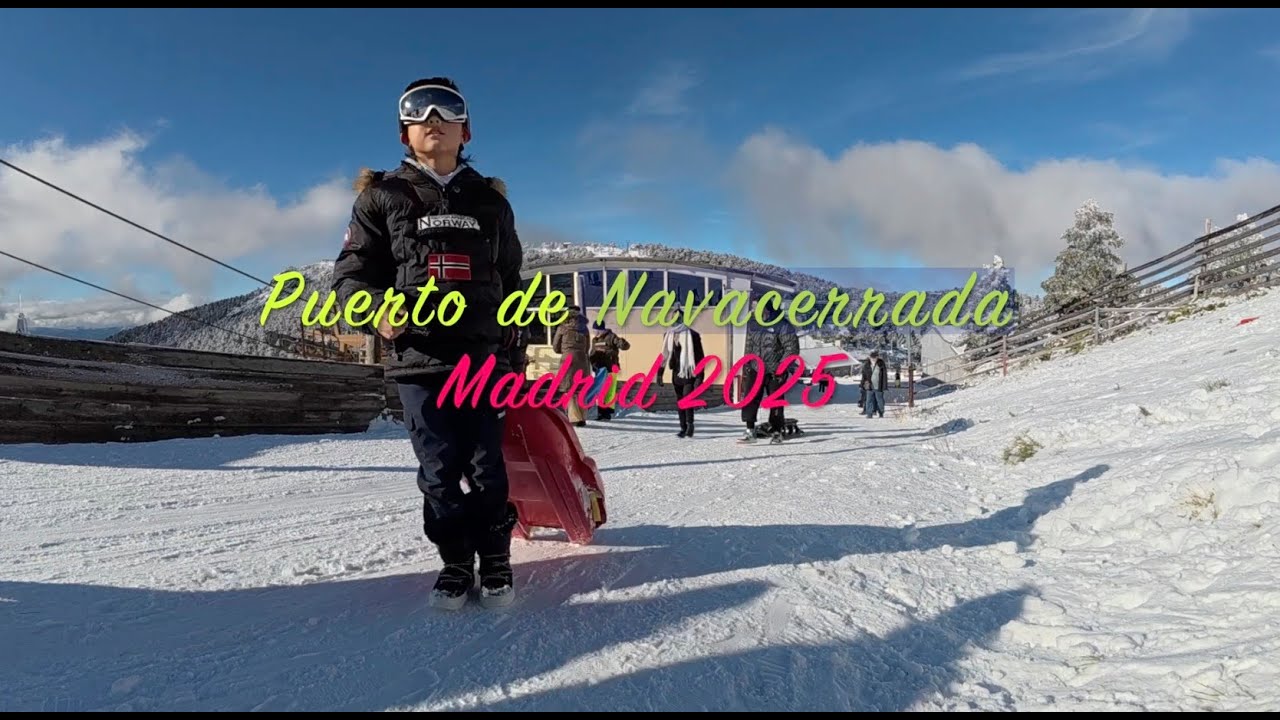 Puerto de Navacerrada Madrid, Nevada Diciembre 2025