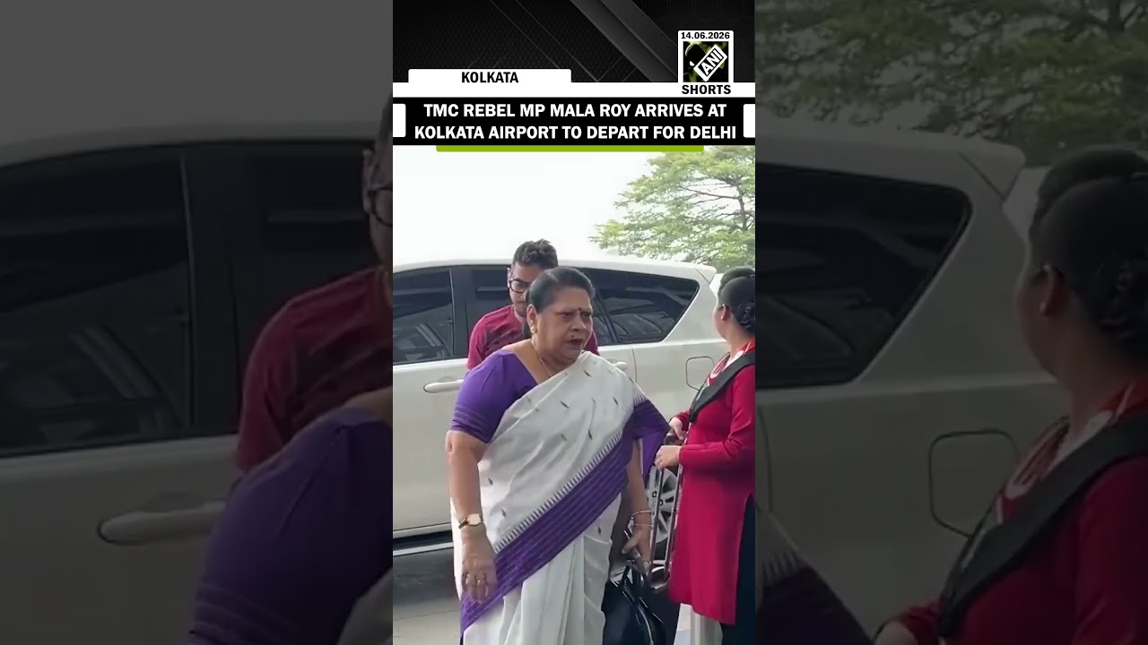 TMC rebel MP Mala Roy arrives at Kolkata airport to depart for Delhi, set to meet Lok Sabha Speaker