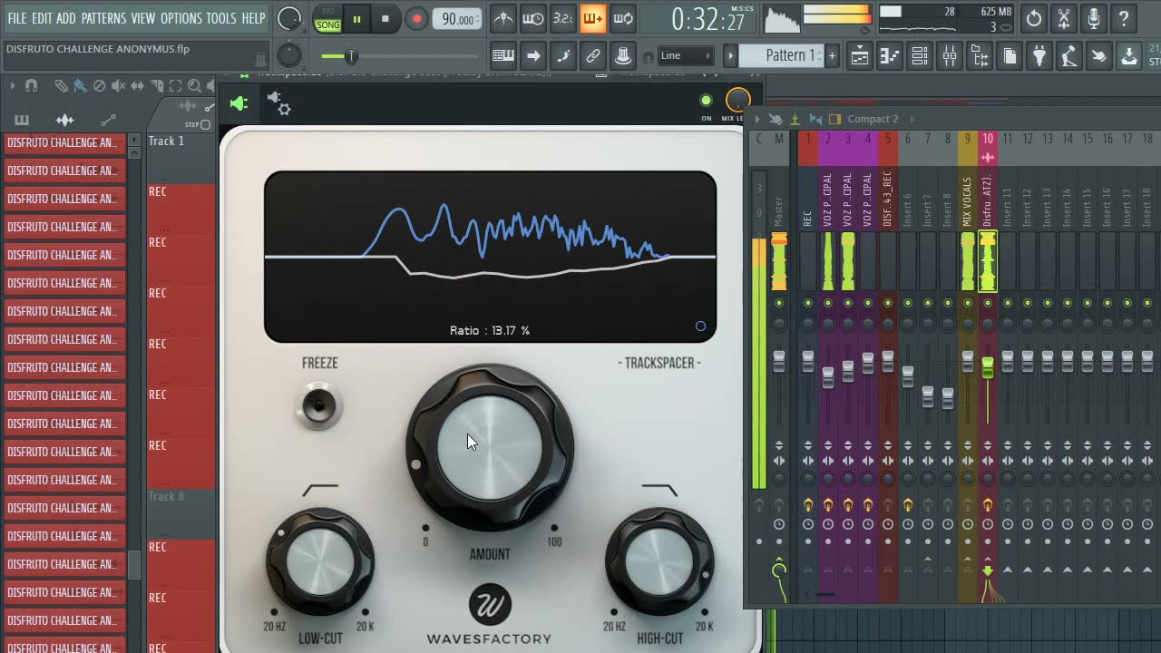TRUCO para MEZCLAR tu VOZ con un INSTRUMENTAL / TrackSpacer