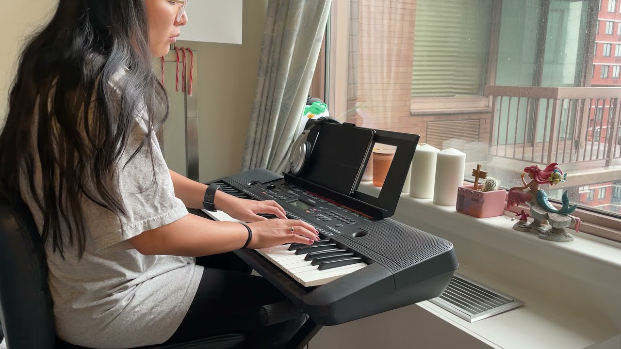 Clair de Lune on a cheap 61-key keyboard