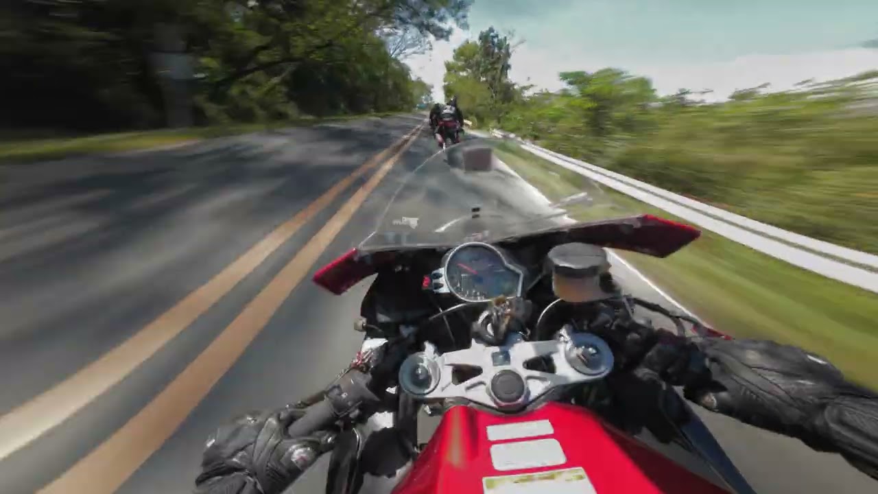 POV on board CBR1000rr Fireblade Marilaque Downhill Ride | Ghostbladerr LFG Boys