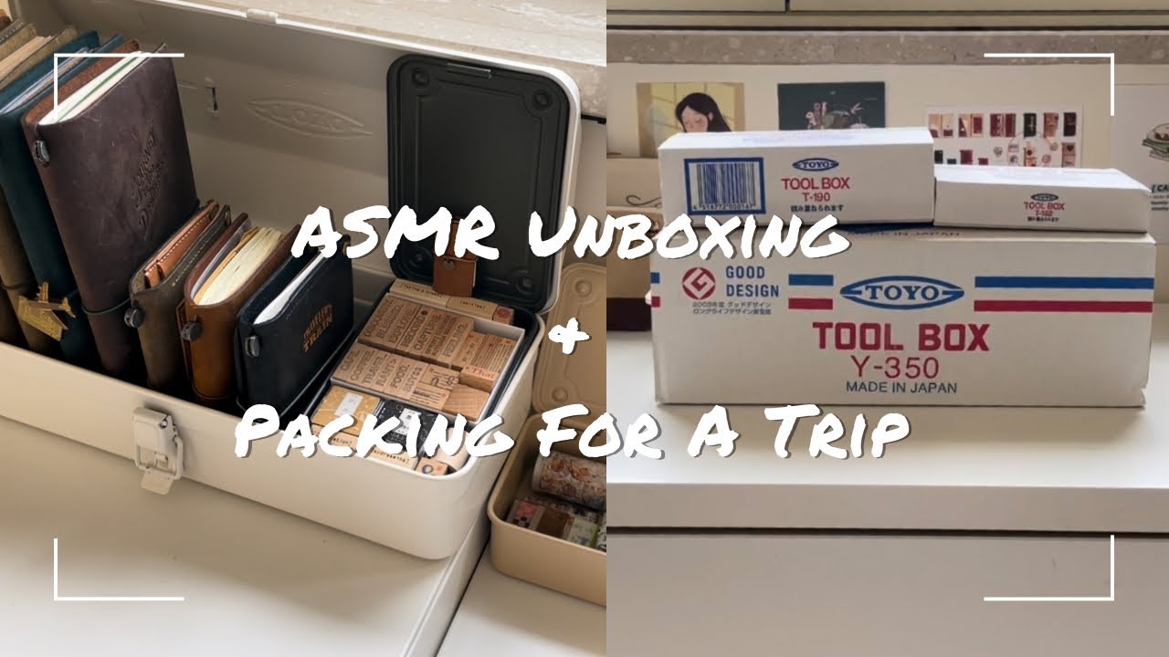 Unboxing Toyo Steel Tool Boxes ASMR || Trying to Pack Light