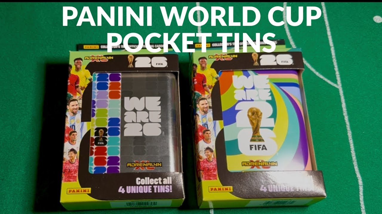PANINI Карманные жестяные коробки в честь Чемпионата мира по футболу FIFA #paniniukofficial #футб...