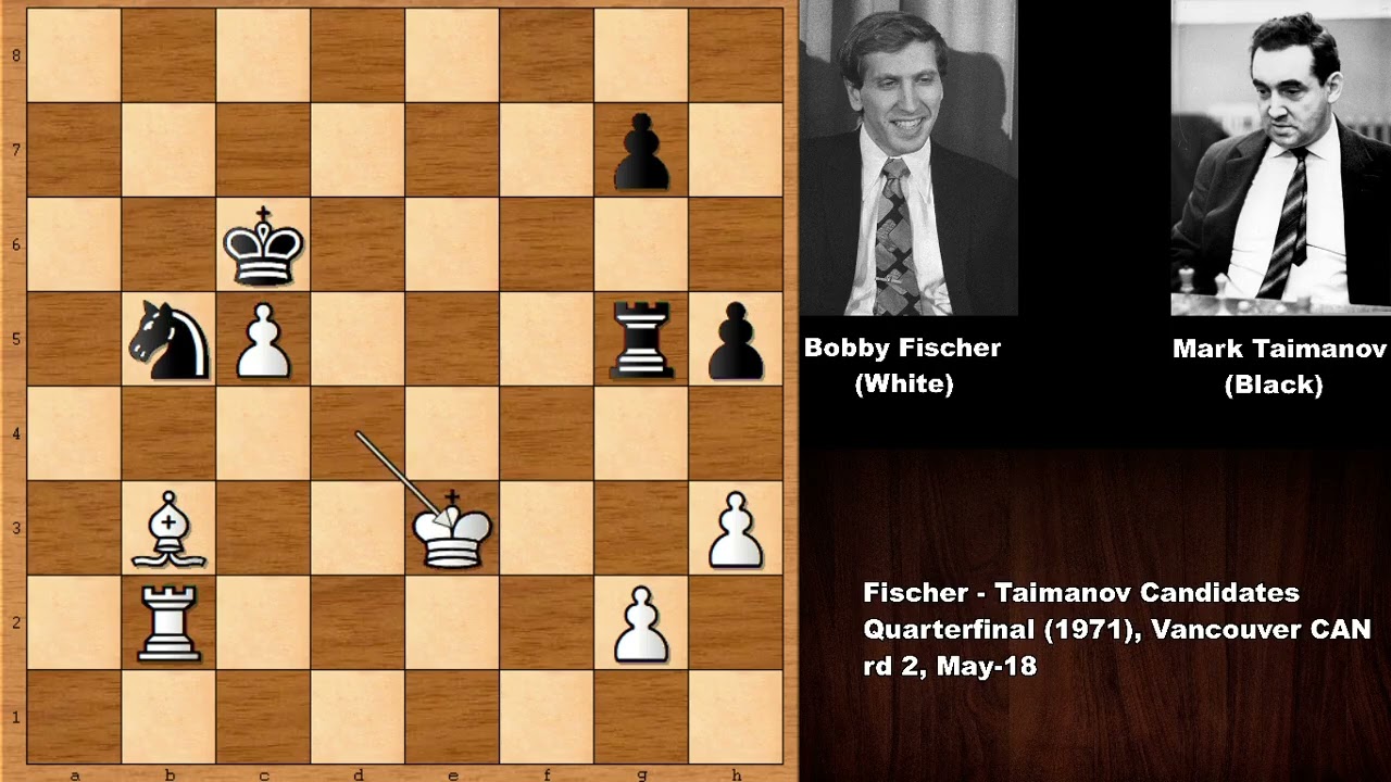 Round 2: Fischer - Taimanov Candidates Quarterfinal (1971)