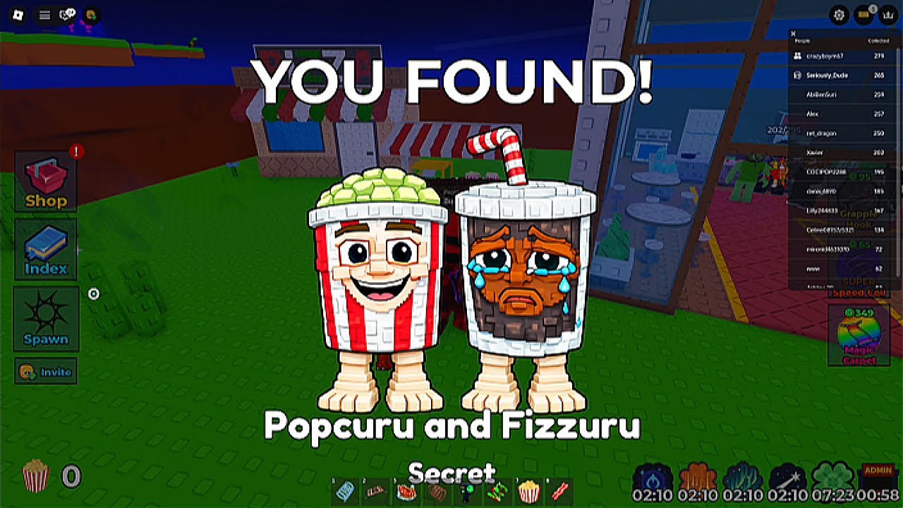 How To Get Popcuru and Fizzuru in Find the Brainrot [370] Roblox (New Brainrot)