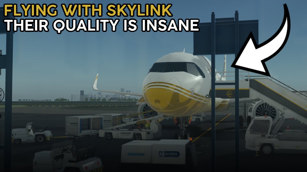 ROBLOX FLIGHTS ARE INSANE.. | SkyLink Flight Review