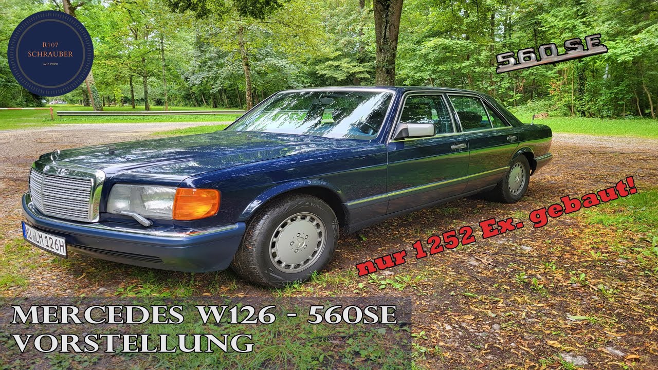 Mercedes Benz W126 - 560SE einer von nur 1252 Exemplare!