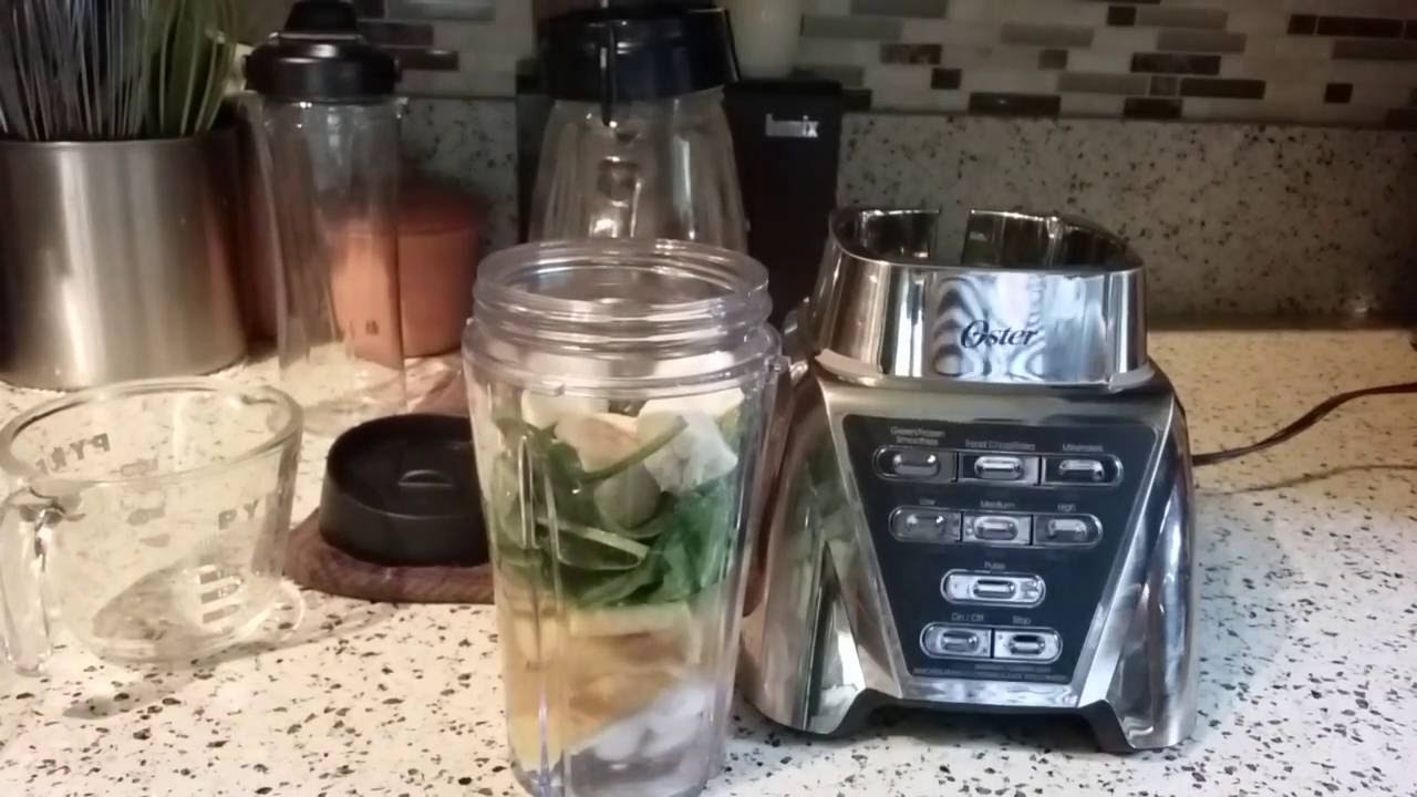 My Oster Pro 1200 Blender -- To-Go Cup Smoothie Demo