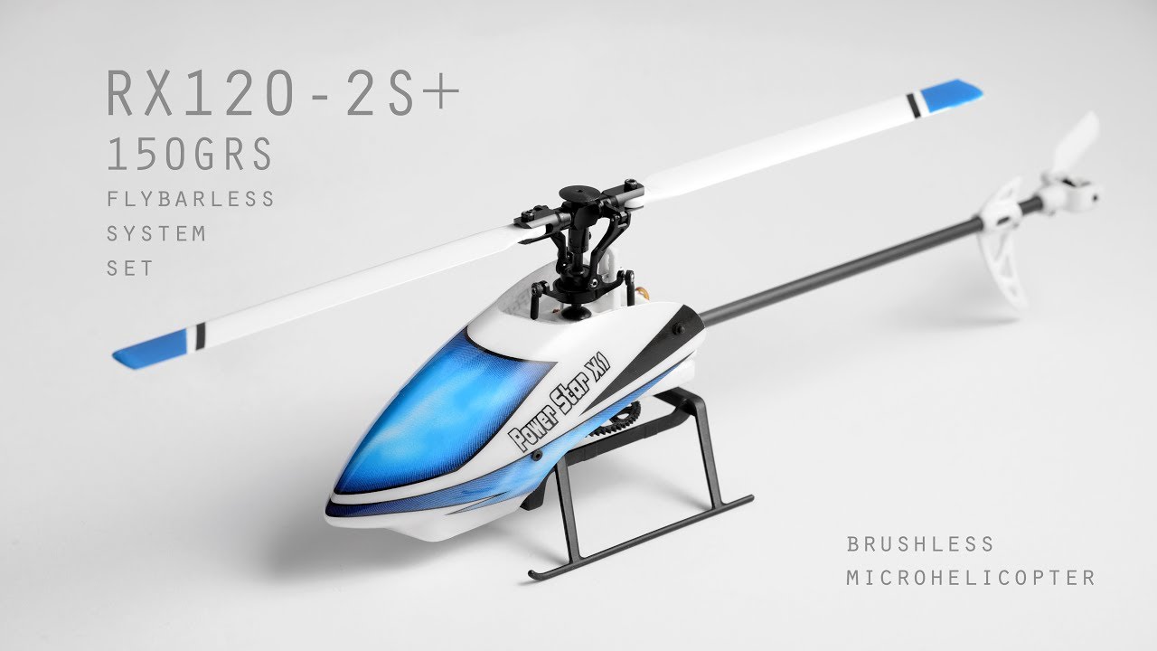 Printed helicopter RX120-2S + 150GRS Flybarless System Set