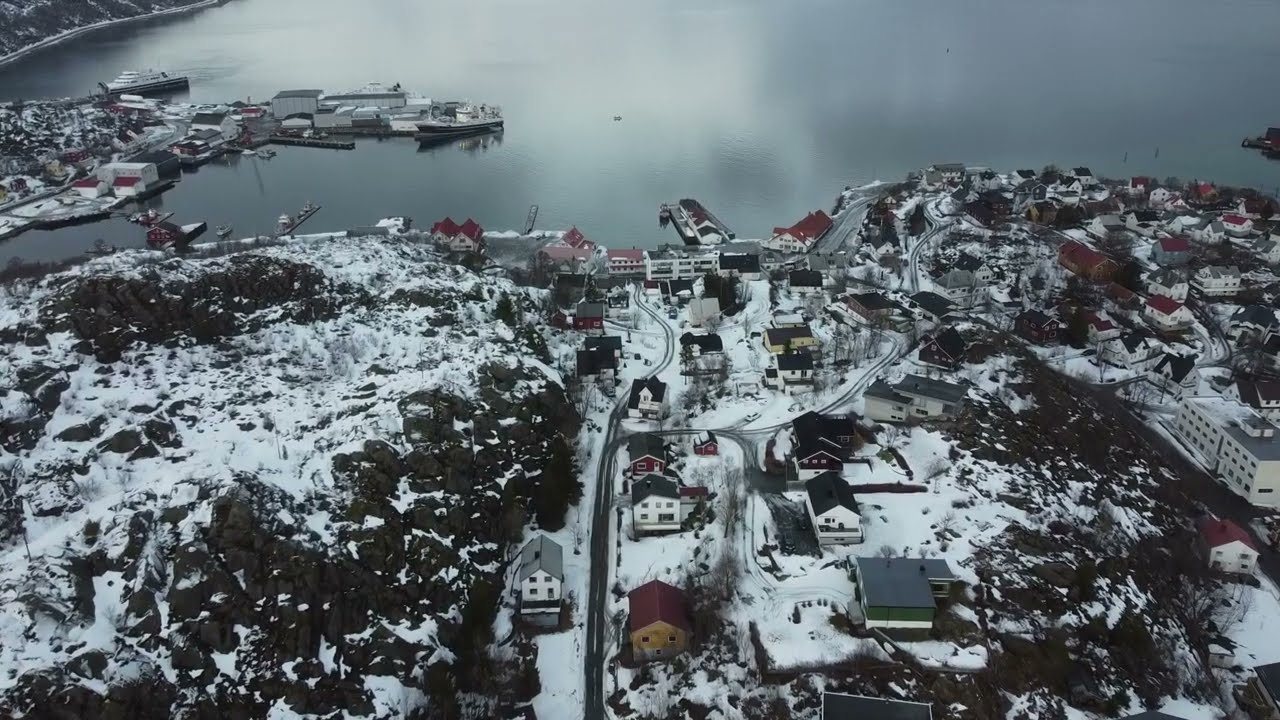 Lødingen Winter Drone Video