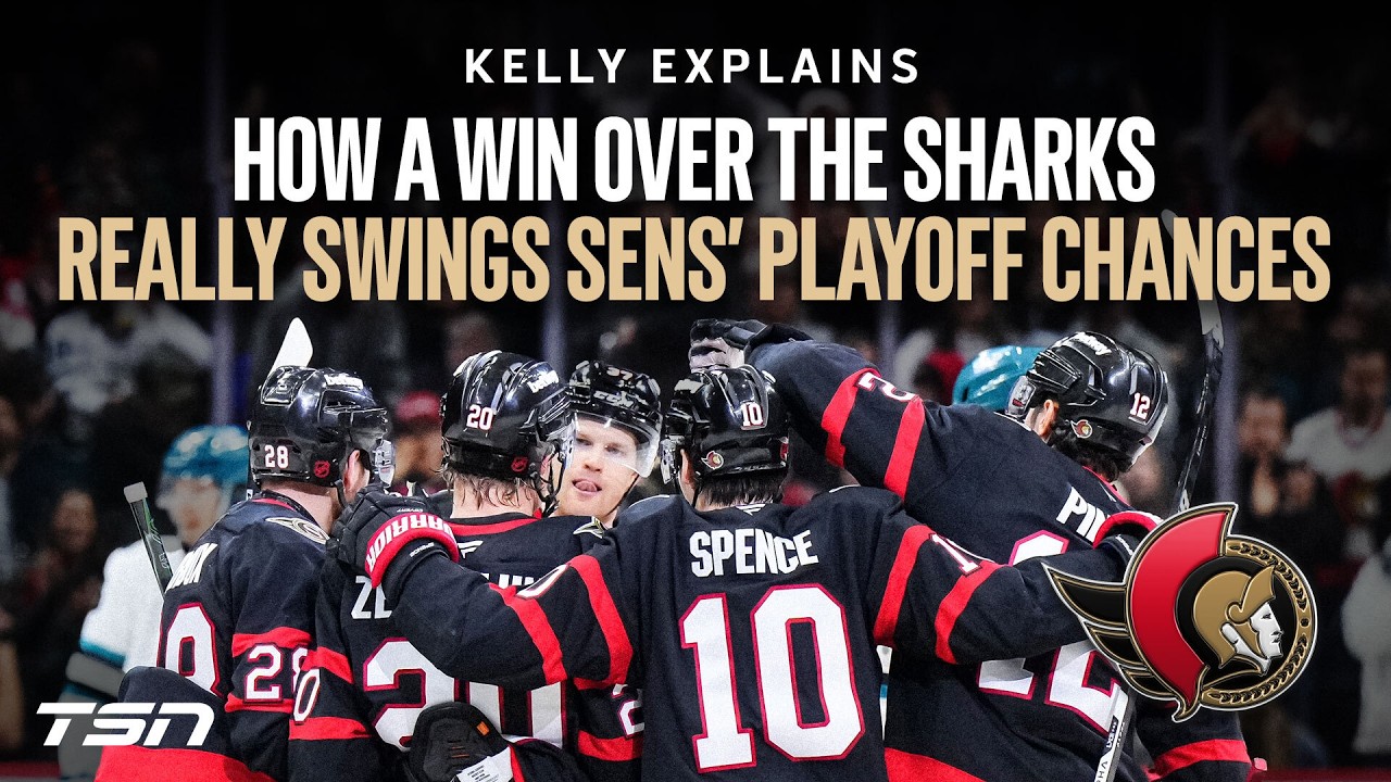 Kelly explains how a win over the Sharks really swings Sens' playoff chances.