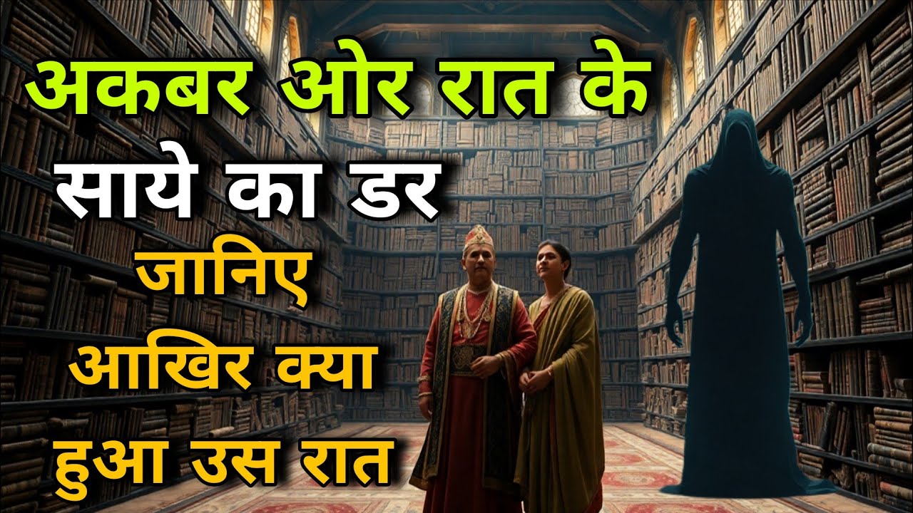 अकबर ओर रात के साये का डर जानिए आखिर क्या हुआ उस रात अकबर के साथ l akbar birbal kahani #story