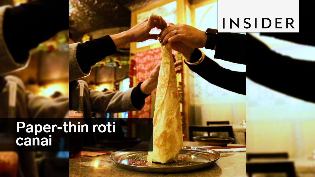 This restaurant makes paper-thin roti canai