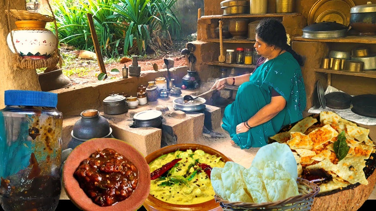 Kerala traditional Inji PULI recipe | Village cooking | pineapple Pachadi |Ginger sour pickle 